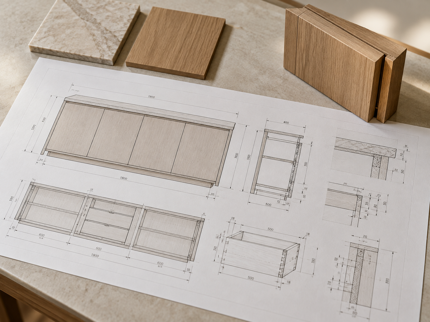 Shop drawings and sample approval